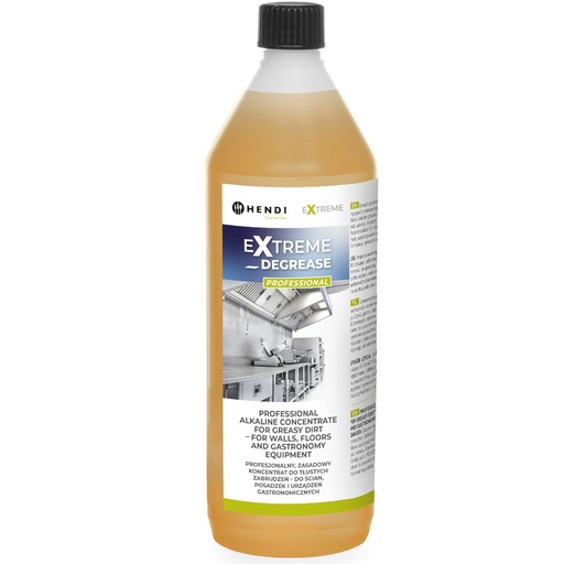 Liquid agent for greasy dirt for kitchens and catering equipment CONCENTRATE 1L