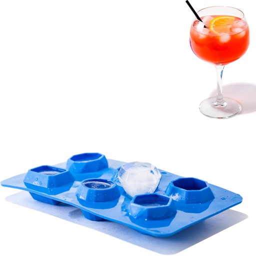Silicone ice cube mold 6 x DIAMOND