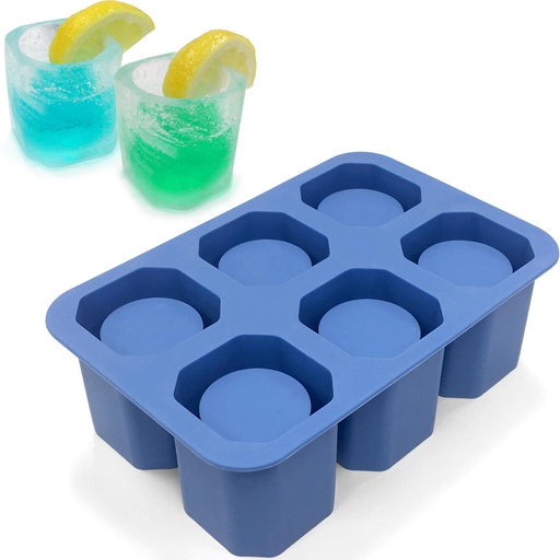 Ice cube maker silicone mold 6 x ice cube trays