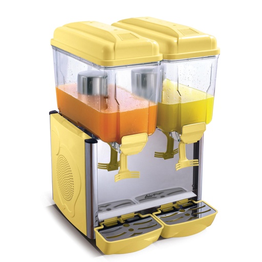 Dispenser cooling dispenser for juices and beverages 2 x 12L