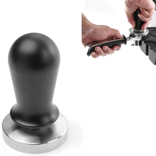Coffee beater spring dynamometer tamper 58mm dia.