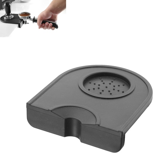 Countertop pad mat for coffee tamper - single
