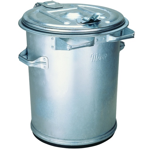 RETRO metal hot ash bucket with galvanized sheet metal 70L.