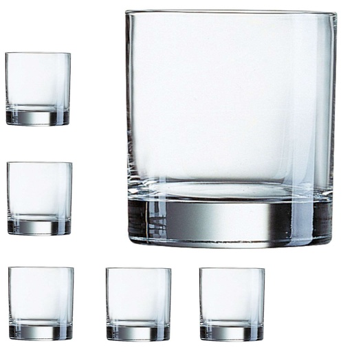 ISLANDE 380ml low glass - set of 6pcs.