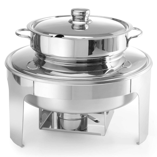 Soup candle paste warmer polished steel 10L