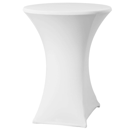 Apvali staltiesė Symposium 70 cm - balta