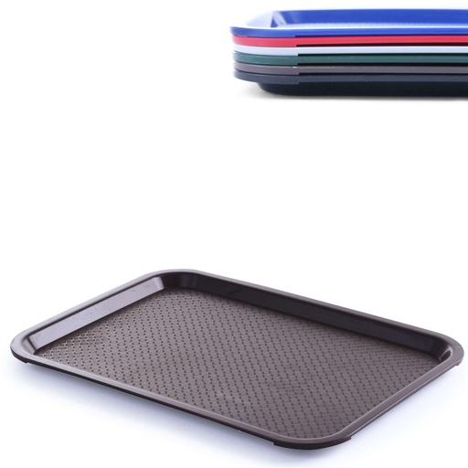Fast Food polypropylene tray 30.5x41.5cm - brown