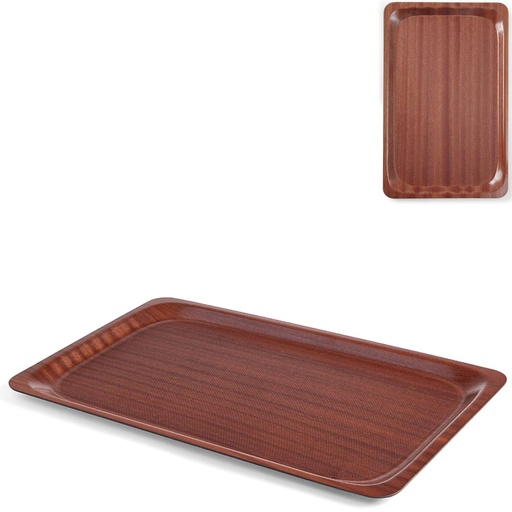 Non-slip wooden waiter's tray EN EURONORM