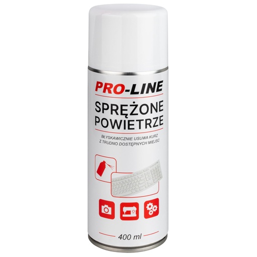 Compressed air for cleaning electronics of sewing machines PRO-LINE spray 400ml