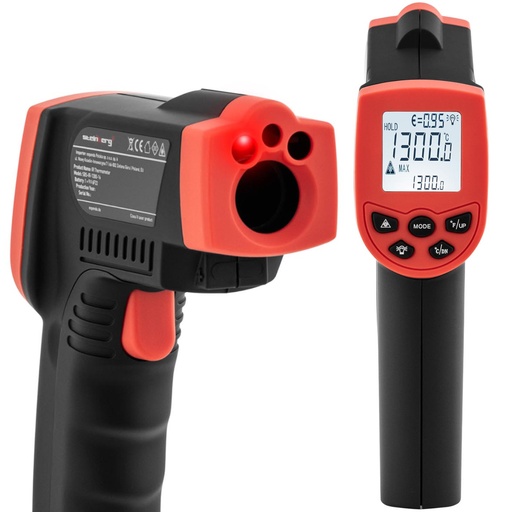 Industrial thermometer laser pyrometer range -50 to 1300deg;C