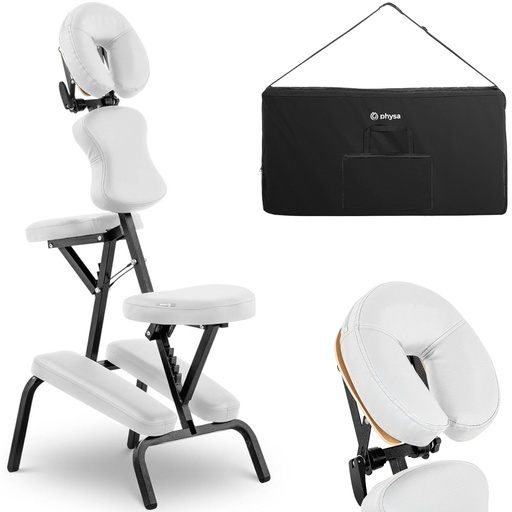 Massage chair folding up to 130 kg white