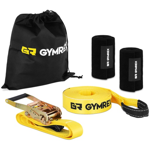 Gymrex 13m slackline walking kit