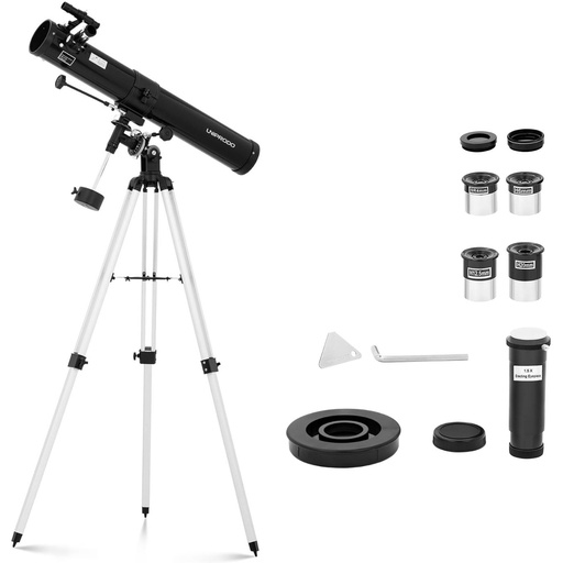 Newtonian astronomical telescope Uniprodo 900 mm dia 76 mm