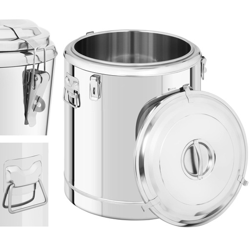 80L steel catering thermos for food transportation