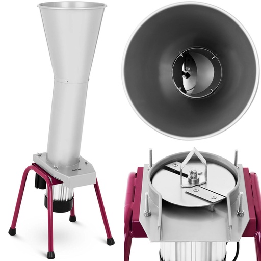 Industrial fruit shredder 1500W 800kg/h.