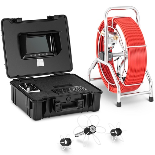 Endoscope TFT 9'' LCD inspection camera pipe diameter 70-300 mm length 60 m