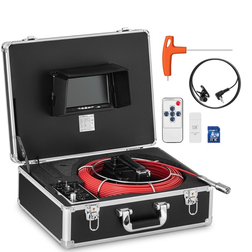 TFT 7'' LCD inspection camera endoscope pipe diameter 40-80 mm length 50m
