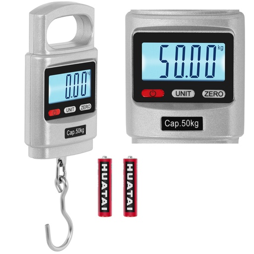 Hook scale hanging heavy duty handheld LCD 50kg / 20g