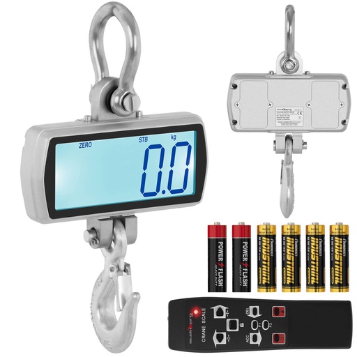 Hook scale hanging warehouse with remote control large LCD display up to 1T 1000 / 0.5 kg