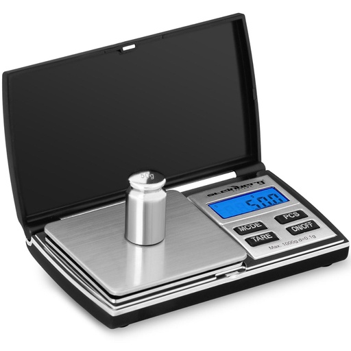 Precision jewelry pocket scale LCD piece counting 1000 / 0.1 g