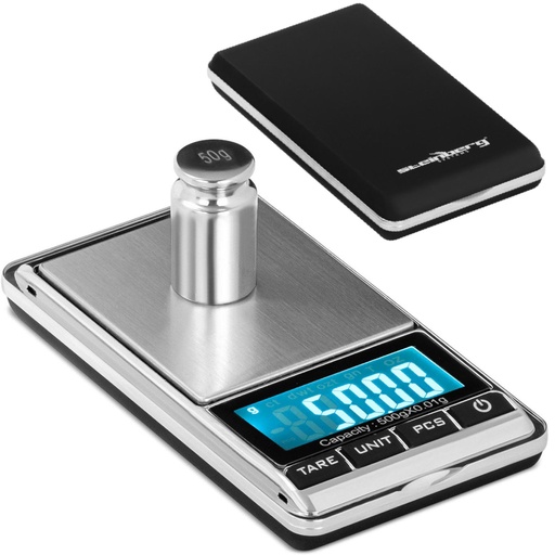 Precision jeweler's pocket scale LCD piece counting 500 g / 0.01 g