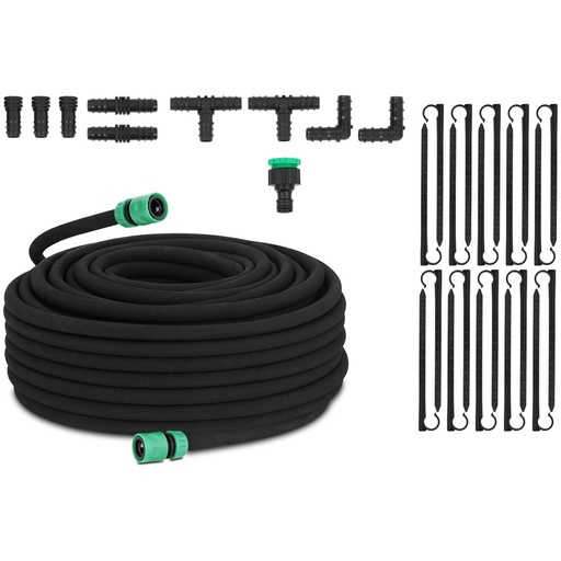 Drip irrigation line hose for watering plants KIT + pins 50 m