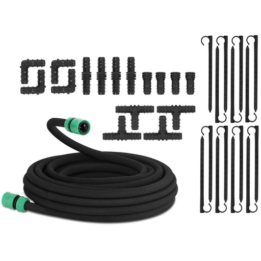 Drip irrigation line hose for watering plants KIT + pins 15 m