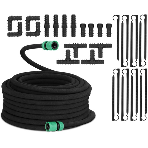 Drip irrigation line hose for watering plants KIT + pins 30 m