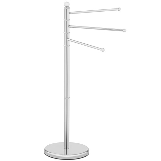 Rotary rack for 3 towels free-standing floor CHROMOVED STEEL