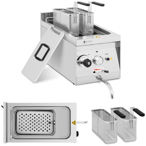 Pasta brewer with faucet 2 baskets 10 l ITALY