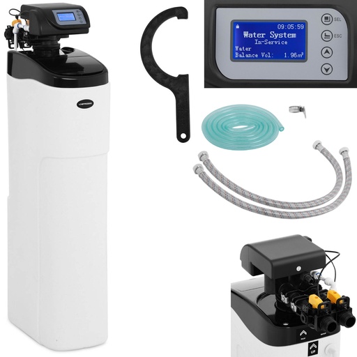 Water softener descaler with automatic valve 15 l 3.3 W LCD