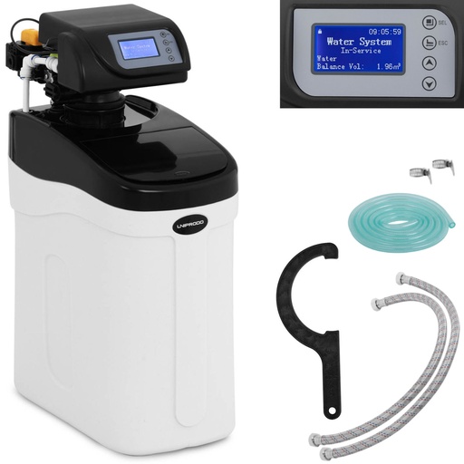 Water softener descaler with automatic valve 6.5 l 3.3 W LCD