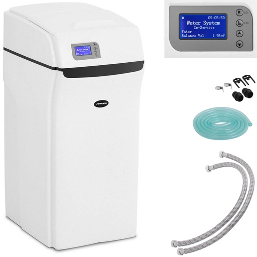 Water softener descaler with automatic valve 30 l 3.3 W LCD