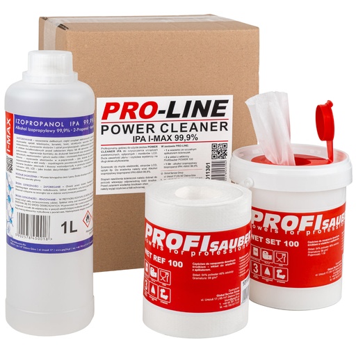 POWER CLEANER IPA electronics cleaning kit for optics and monitors PRO-LINE