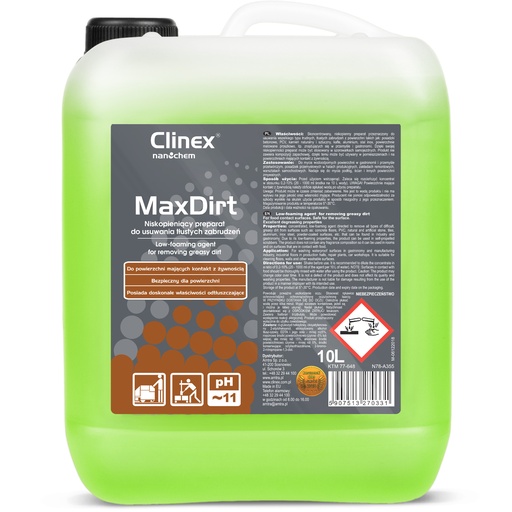 CLINEX 4Dirt 10L grease remover concentrate