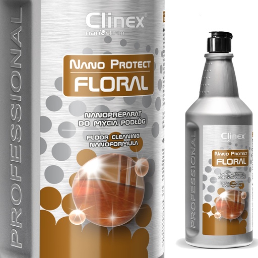 CLINEX Nano Protect Floral nano-preparative floor cleaner 1L