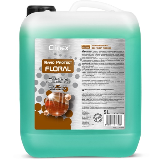 CLINEX Nano Protect Floral nano-preparative floor cleaner 5L