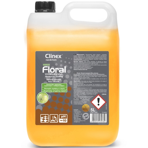 Floor cleaner streak-free shine fragrance CLINEX Floral - Breeze 5L