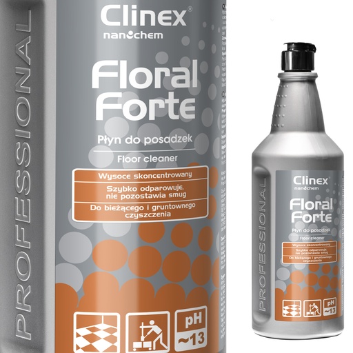 CLINEX Floral Forte 1L concentrated floor cleaner and floor care liquid
