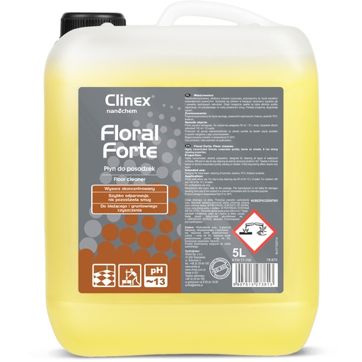 CLINEX Floral Forte 5L concentrated floor cleaner and floor care liquid