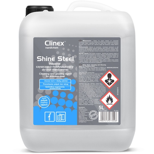 CLINEX Shine Steel furniture and equipment cleaner and shine 5L