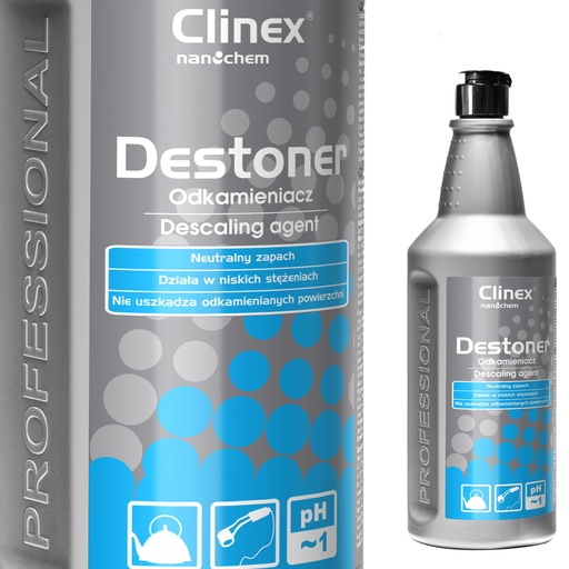 Concentrate strong descaler for food service equipment CLINEX Destoner 1L