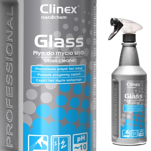 Professional glass cleaner for streak and streak-free glass CLINEX Glass 1L