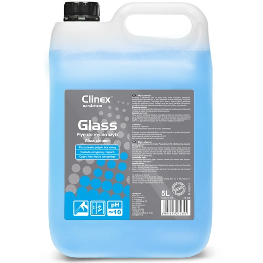 Professional glass cleaner for streak and streak-free glass CLINEX Glass 5L