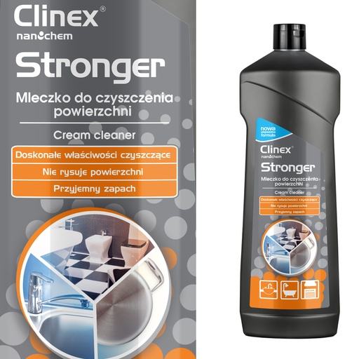 CLINEX Stronger 750ML glaze cleaner for food service equipment