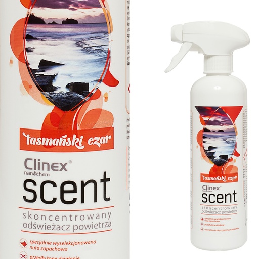 Concentrated air freshener sprayed on surfaces CLINEX Scent - Tasmanian Charm 500ML