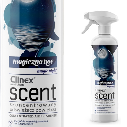 Concentrated air freshener sprayed on surfaces CLINEX Scent - Magic Night 500ML