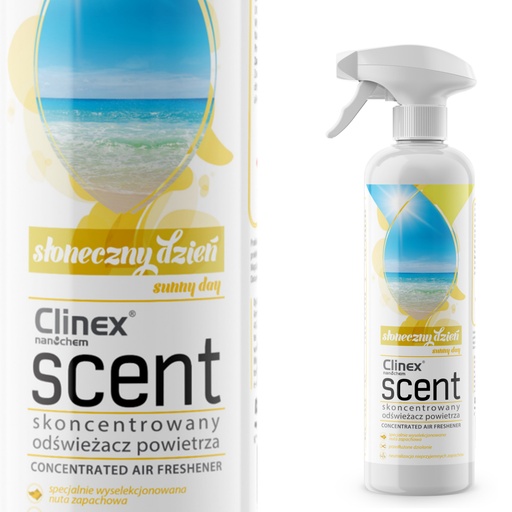 Concentrated surface spray air freshener CLINEX Scent - Sunny Day 500ML