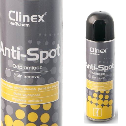 Stain remover for carpets and upholstered furniture removes chewing gum tar wax CLINEX Anti-Spot 250ML
