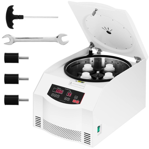 Professional laboratory plasma centrifuge 5000 rpm for 4 250 ml tubes